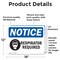 Signmission 12 in Height, 18 in Width, Vinyl Decal, Rectangle OS-2PACK-NS-D-1218-L-18053 - alternate 4